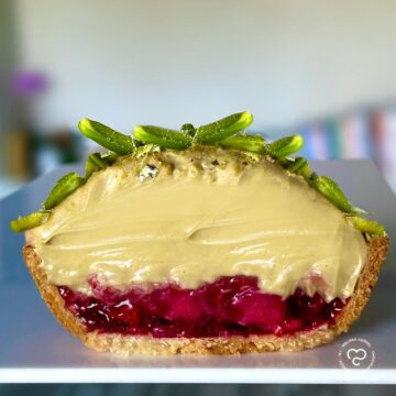 Recipe: Vegan Pistachio & Raspberry Tart