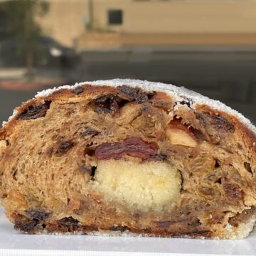 Recipe: Stollen with Macerated Dried Fruit and Marzipan Center