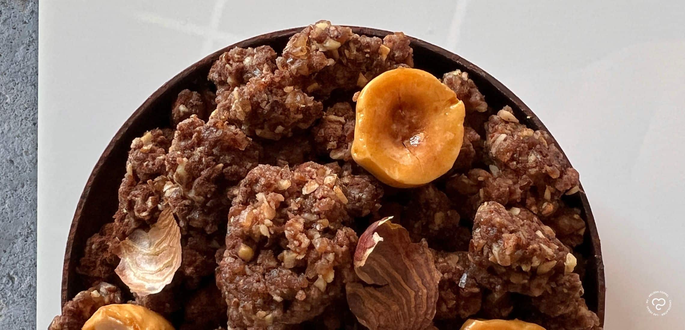 vegan chocolate and hazelnut tart recipe by lauren v. haas