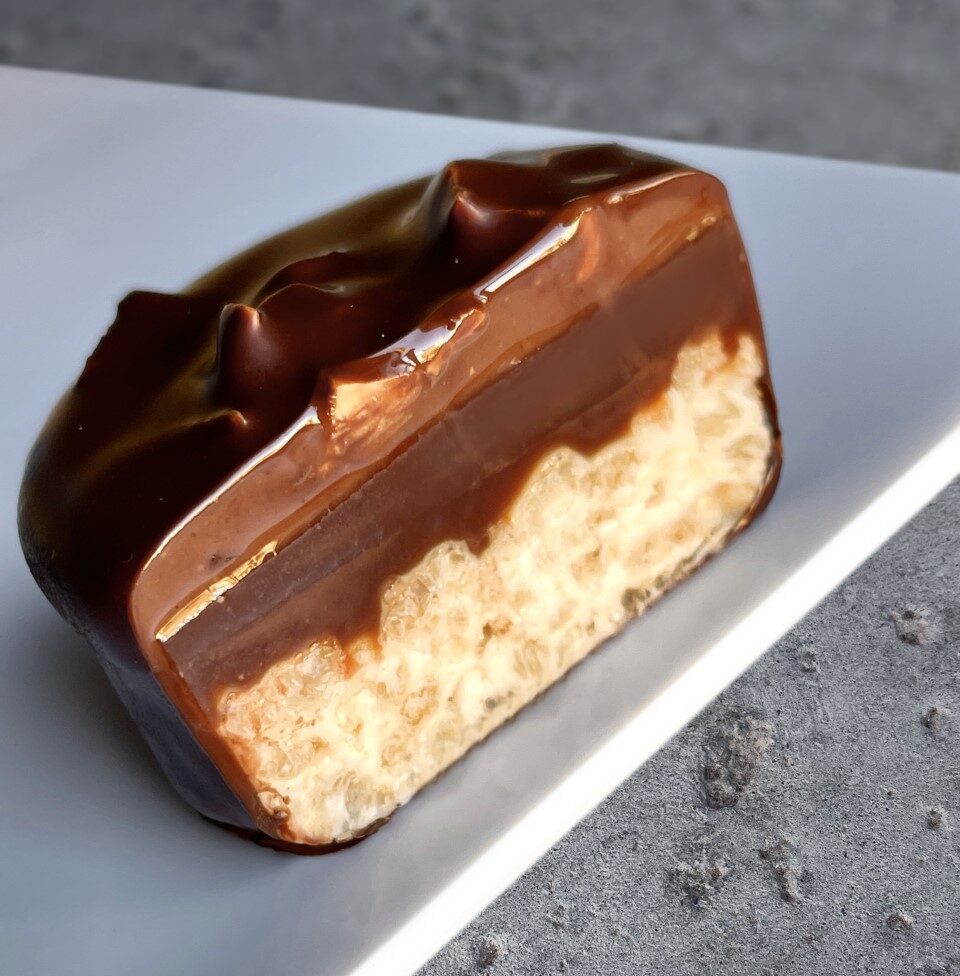Caramel and Gianduja Rice Krispies Treats by Melissa Coppel